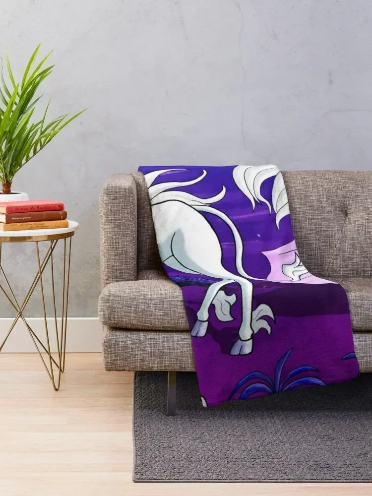 The Last Unicorn Lady Amalthea Throw Blanket Thermals For Travel Sofas Soft Fashion Sofas Blankets