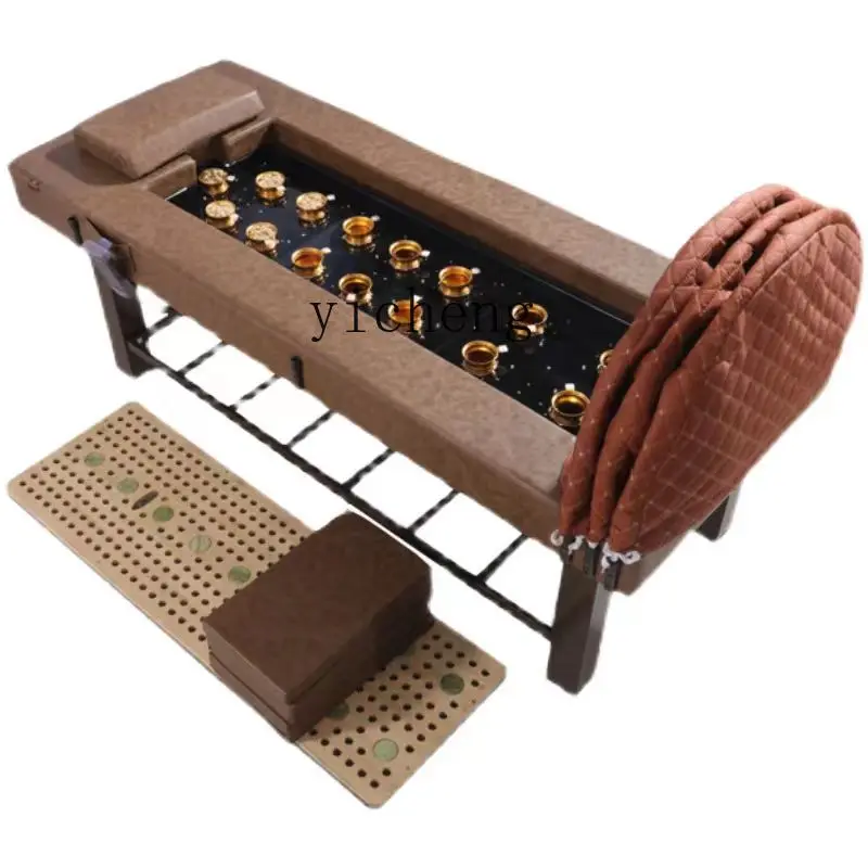 

TQH automatic wrought iron smokeless moxibustion bed, special fumigation physiotherapy bed for beauty salons