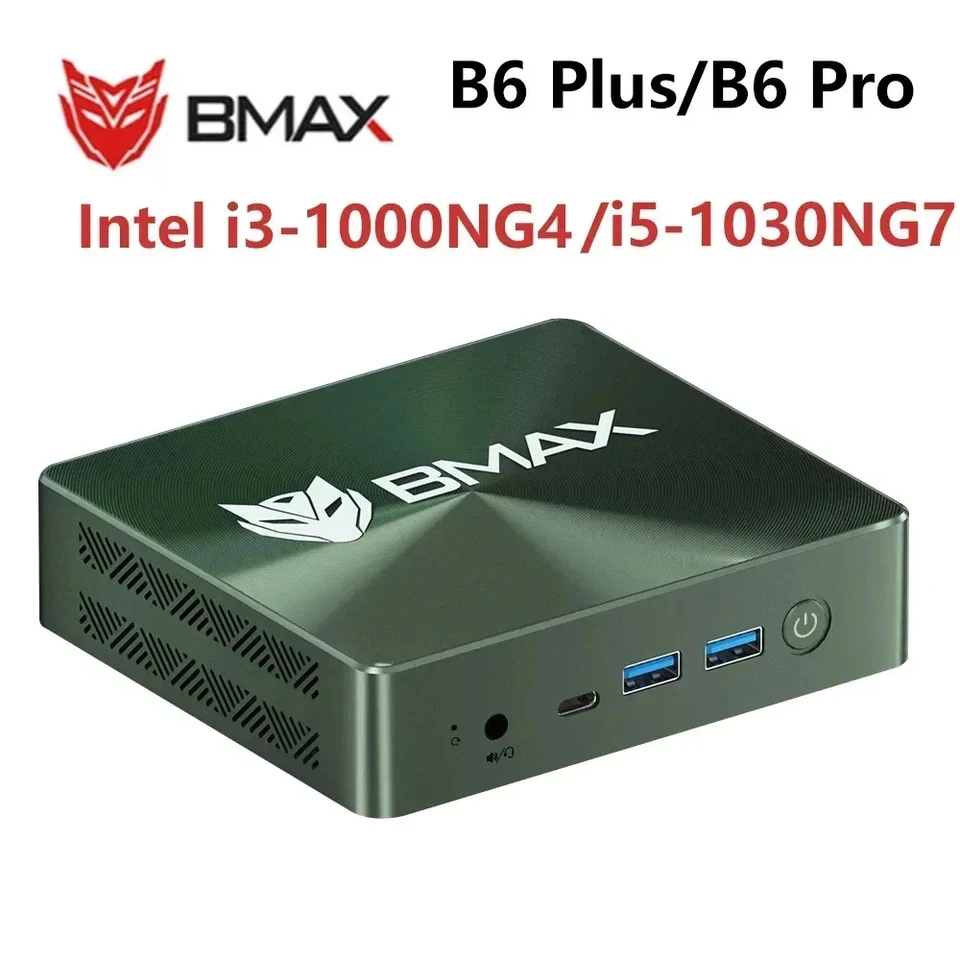 BMAX B6 Pro 인텔 I5-1030NG7 B6 플러스 인텔 I3-1000NG4 DDR4 12/16GB 512GB Nvme SSD 윈도우 11 미니 PC 데스크탑 게이머 컴퓨터