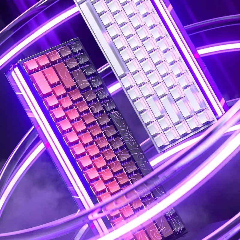 Novo teclado de interruptor magnético para jogos AULA HERO 68 HE E-sports 60% com fio RGB Hot Swap 8K taxa de retorno teclado mecânico personalizado
