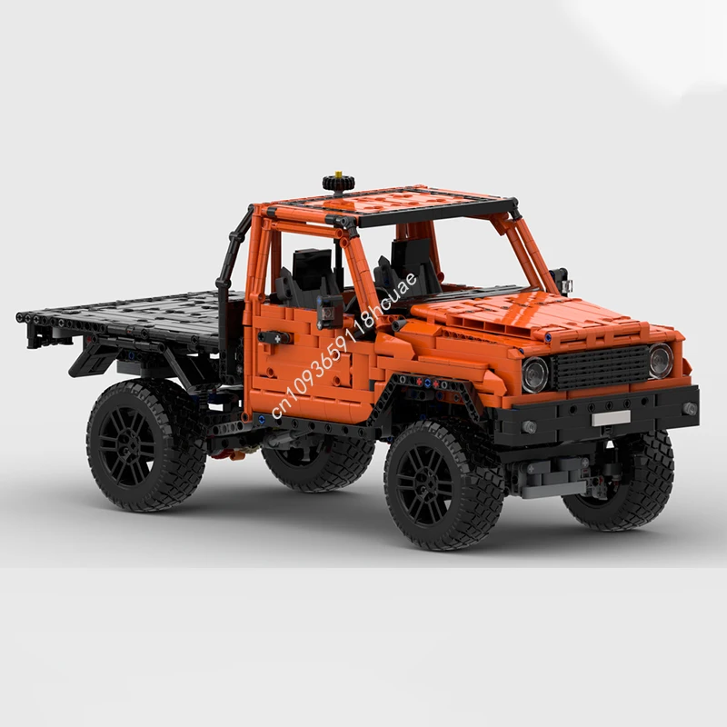 2891 Uds. MOC Toyota Landcruiser serie cabina única Ute modelo técnico bloques de construcción idea para niños juguetes educativos regalos de navidad