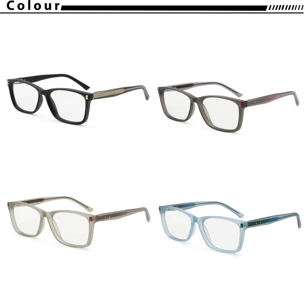 CATERSIDE Unisex Optische Brillen Individuell Angepasste Eckige Gläser Korrekturbrillen Modische Outdoor-Fahr- und Lesebrillen – Detail 3