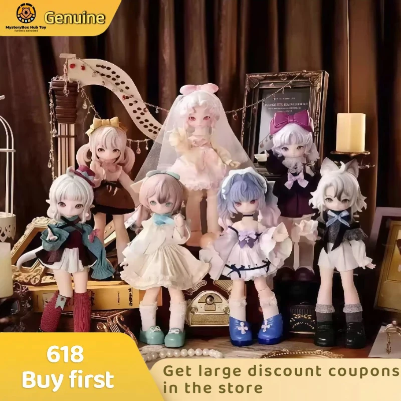 

Новые оригинальные фигурки Misya Mi Shia Oddity Display Room 8/10 BJD Blind Box, коллекционные фигурки из поп-культуры, подвижные куклы, настольные аксессуары
