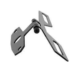 Motorcycle ATV Dirt Bike Tail Light Bracket Mount Tag Folding License Plate Tag Holder