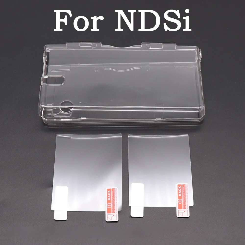 Kunststoff Klar Kristall Shell Haut Fall Abdeckung Für Neue 2DS 3DS XL LL NDSL Für DSi NDSi XL LL Display-schutzfolie
