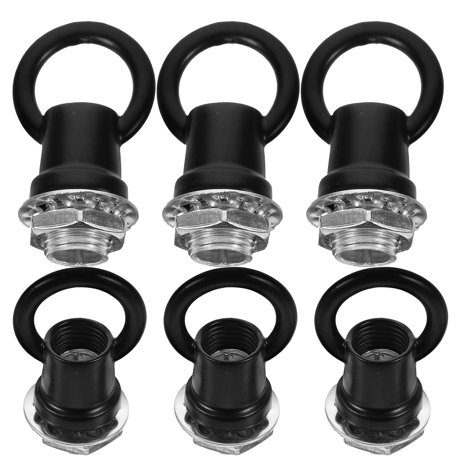 

6 Pcs Lighting Accessories Eye Bolts Ceiling Hook for Hanging Pendant Chandelier Hooks Zinc Alloy Lamp Parts