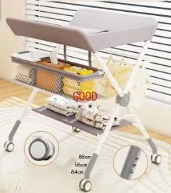 Столик для подгузников, стол для ухода за ребенком, столик для пеленания детских подгузников, портативный, многофункциональный и складной.