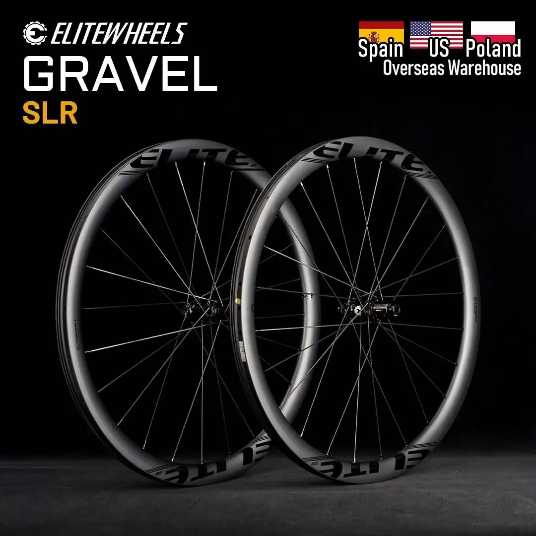 

Колесный комплект ELITEWHEELS GRAVEL Carbon с системой Ratchet 36T, дисковыми тормозами, SLR 700C, для циклокросса, Center Lock, втулки SHIMANO XDR, 35x32 мм
