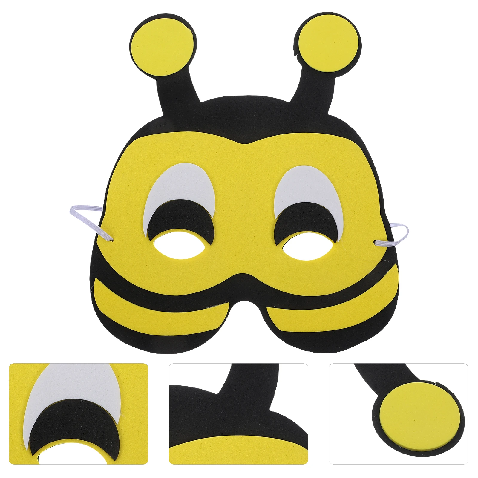 

Bee Mask Eye Kids Party Masks Cosplay Animal Halloween Jungle Zoo Theme Toy Accessories Soft Comfortable Cartoon Stylish