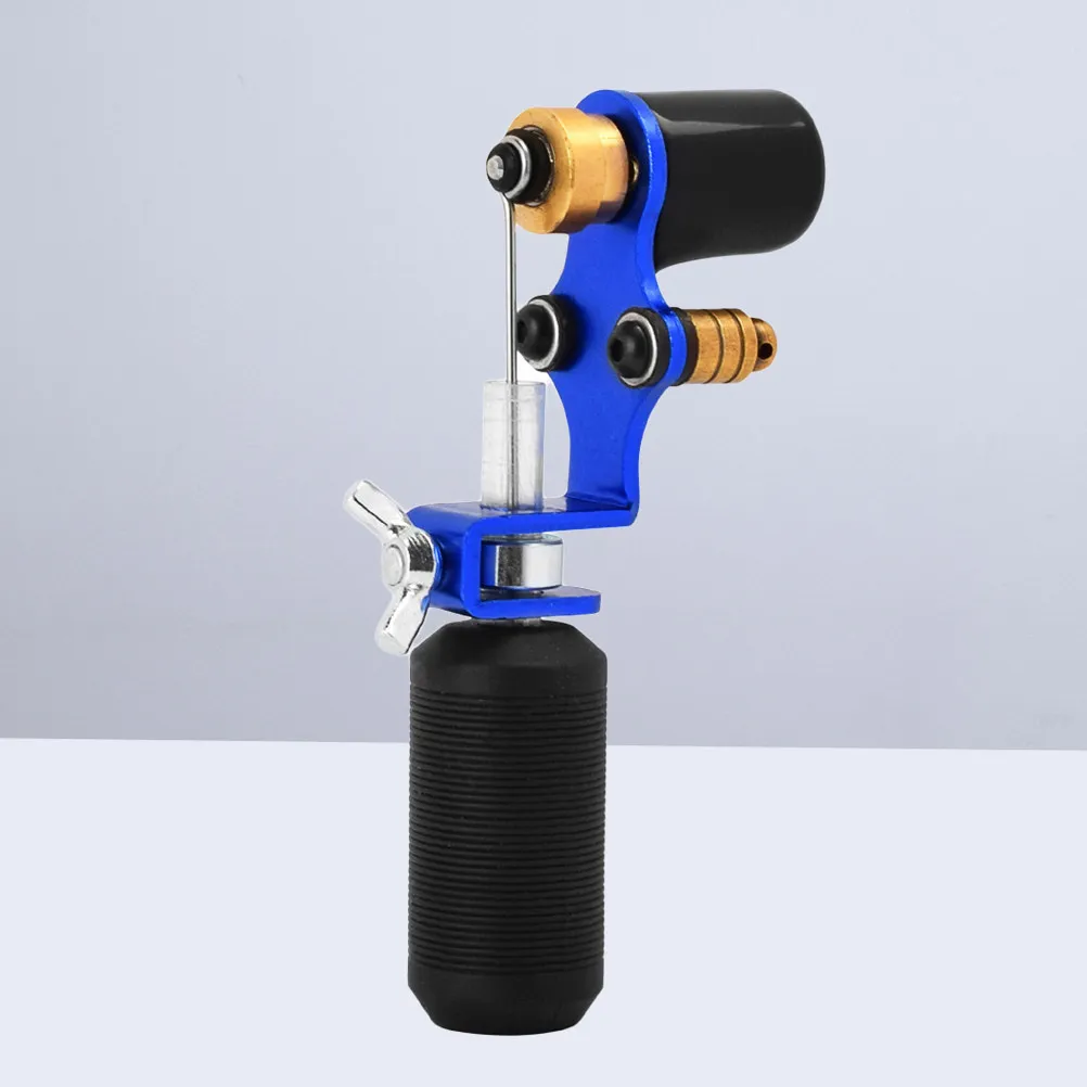 

Синяя роторная тату-машинка для художников: премиальное качество сборки, эффективный и безопасный дизайн, подходит для профессионального и домашнего использования, металлический корпус.