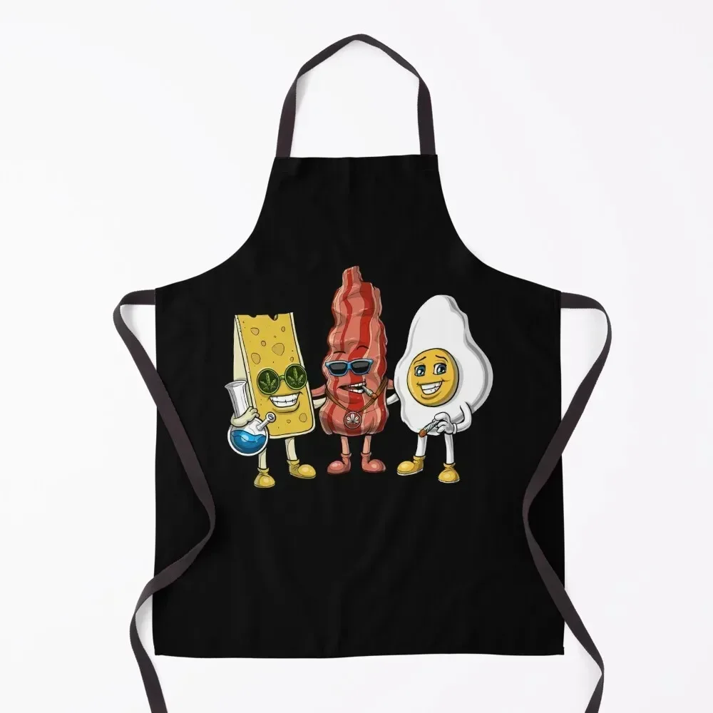 

Bacon Stoners Apron men chef for man Smock for hairdressing for home useful pieces Apron