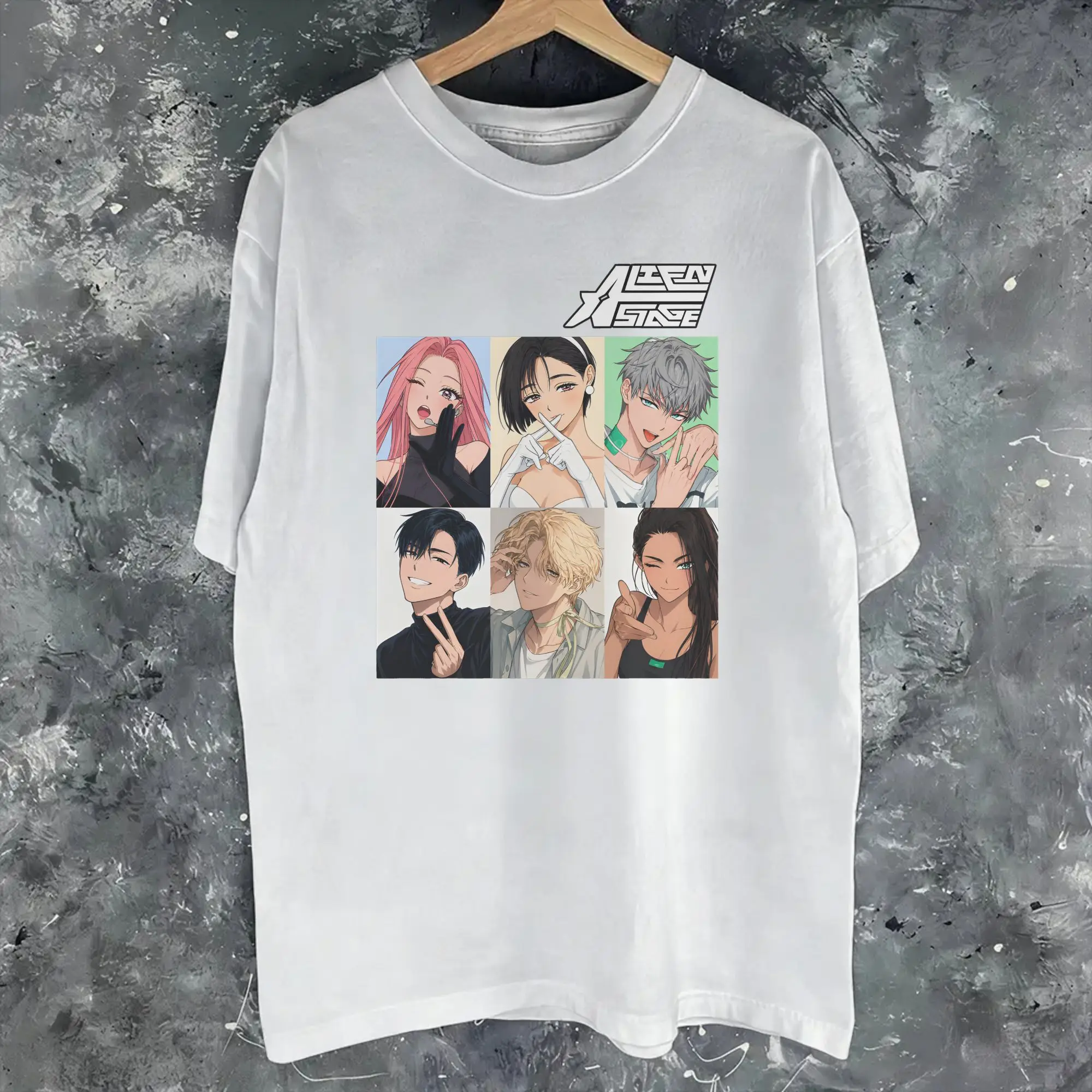 Men Women Graphic Printing Alien Stage Sua Mizi Ivan Till  Tee T Shirt Pure Cotton  T-shirts Clothing