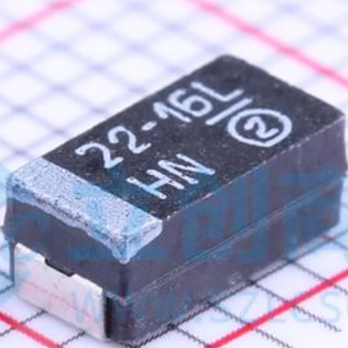 10PCS original; MARKING：22-16L； Tantalum capacitor 16V ± 10% 22uF 1.4 Ω @ 100kHz; CASE-C-6032：293D226X9016C2TE3