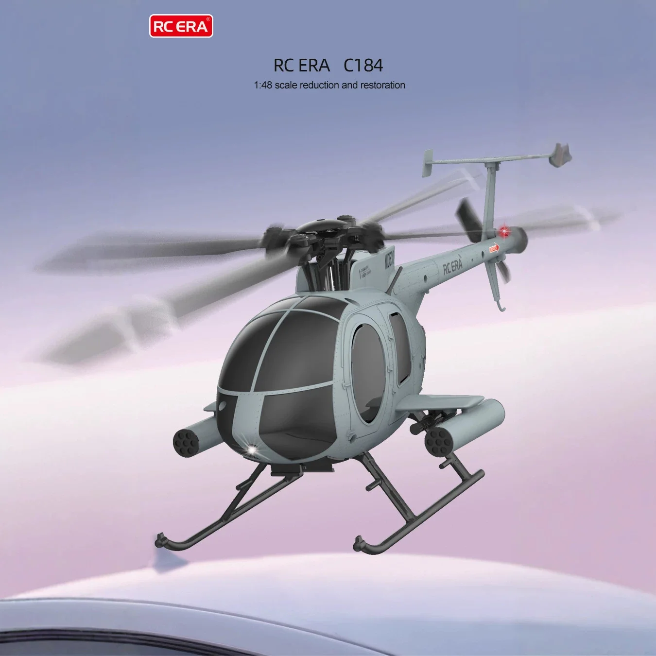 Rc Helicopter Single Rotor - เฮลิคอปเตอร์บังคับวิทยุ RC ERA C184 แบบ 4