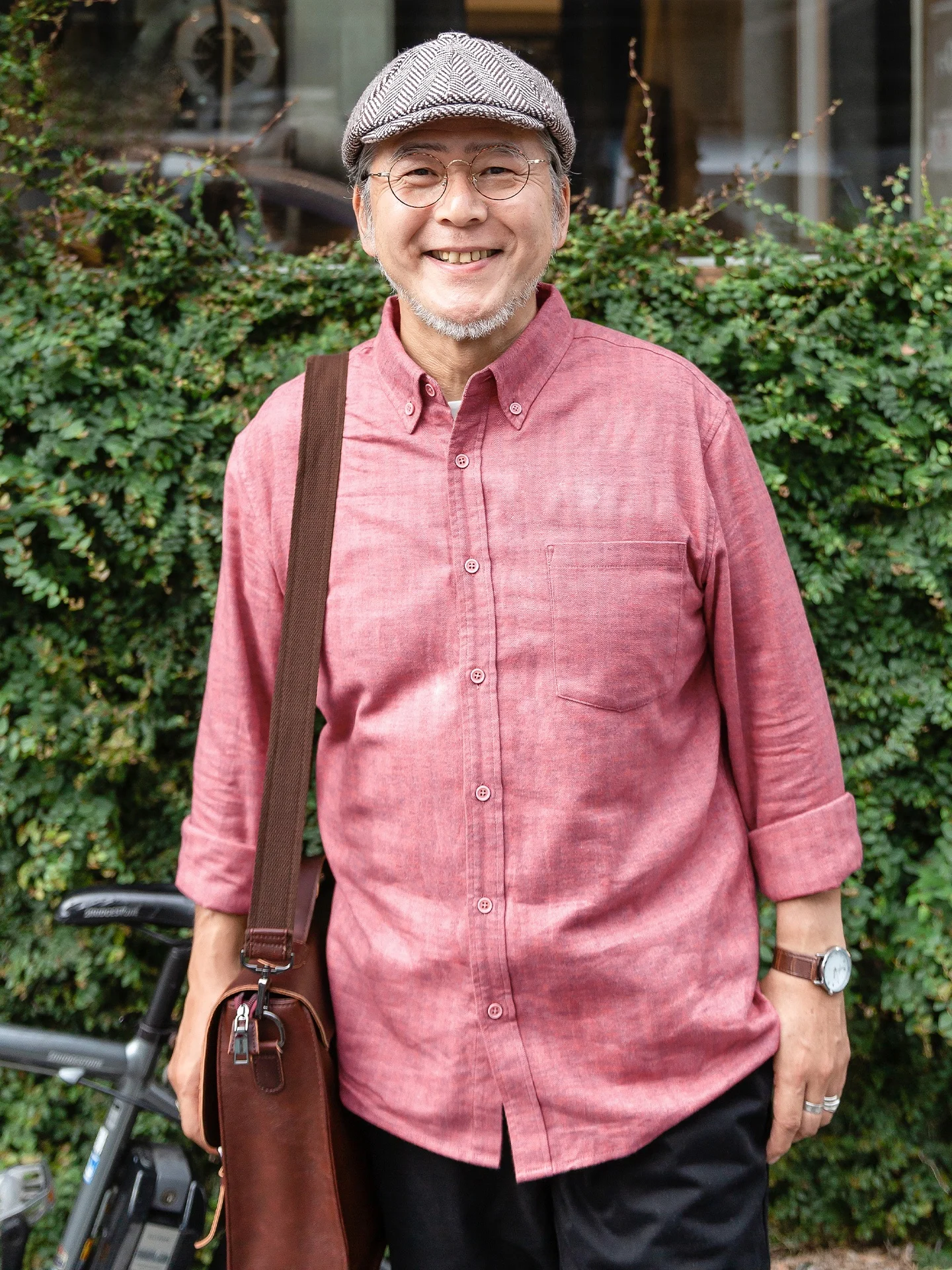 

Loose Fit Pure Cotton Long Sve irt for Middle-Aged And ly Men Casual Sle Faionable Urban Wear Spring Season