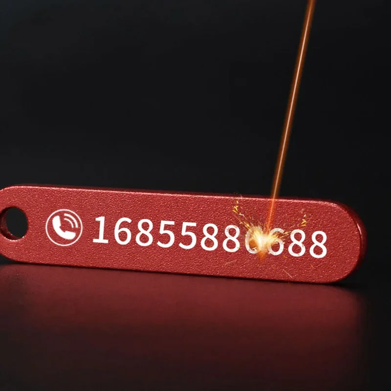 Customized Car Keychain Personalized Name Phone Number Keychain Custom Gift for  Anti-lost Luxury Keyring Keychain Accessories