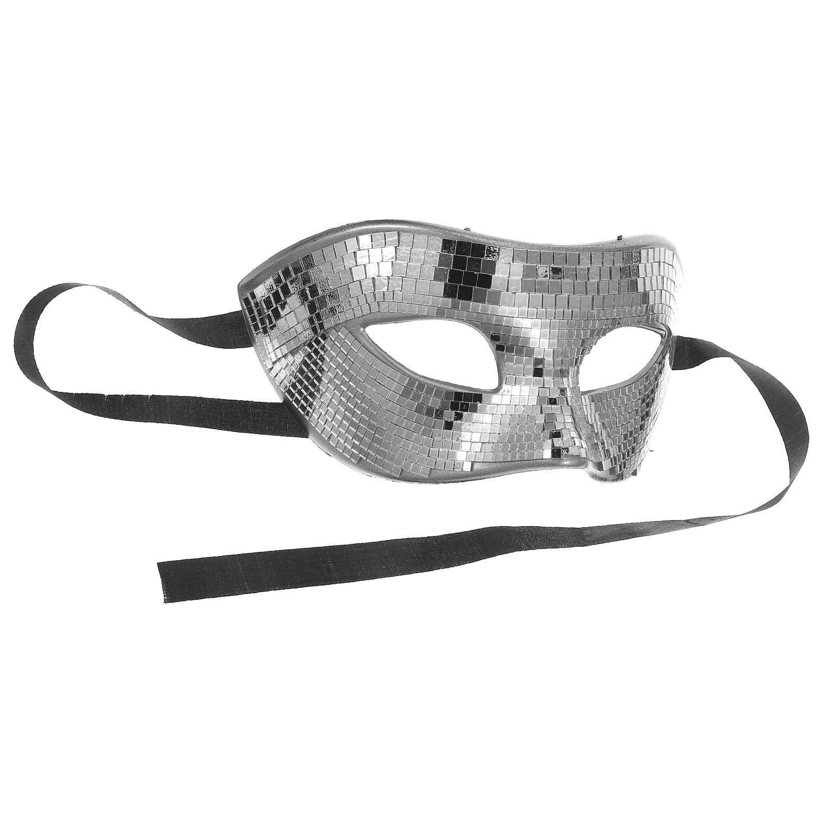

Mirror Mask Decorative Masks Festival Decoration Eye Prom Disco Ball Women Face Glass Glitter Carnival Masquerade