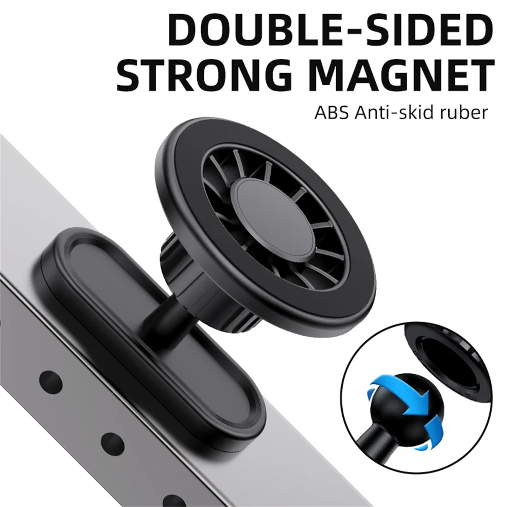 

2025 Dual Magnetic Phone Holder 360 Rotation Strong Magnet Gym Phone Mount for Magsafe iPhone 16 Pro Max 15 14 13 12 Android