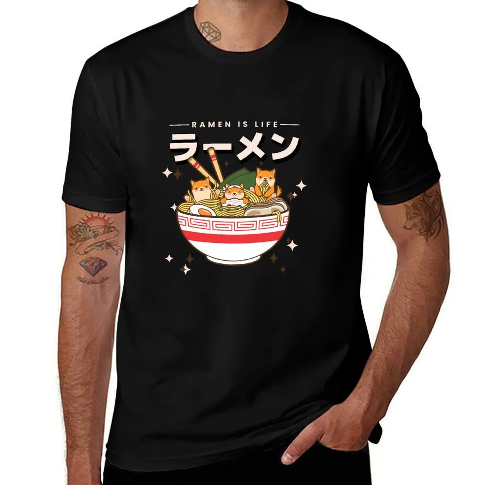 Ramen and Shibu T-Shirt funny t shirts man T-Shirt