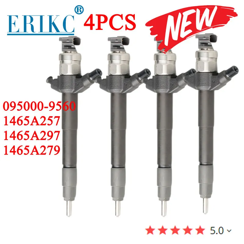 

4PCS Diesel 1465a257 Common Rail Nozzle 095000-9560 NEW Fuel Injector Assy 0950009560 1465A257 for DENSO