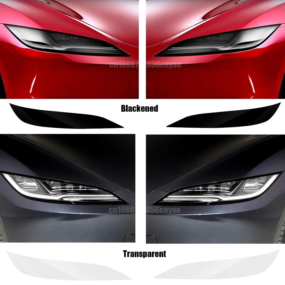 For Tesla Model 3 Highland 2023 2024 Headlight Taillight Protective Film Model 3+ Headlamp Tail Lamp Black Color Changing Films