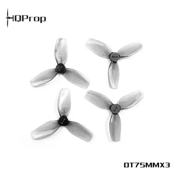 HQProp T75MMX3 75mm 3-Blade PC Propeller 2CW+2CCW High Efficiency 3 Inch FPV Racing Drone Blades