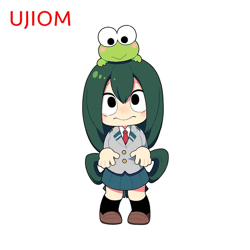 UJIOM for Tsuyu Asui Cute Anime Wall Stickers Popular Character Simple Room Decoartion Decals Simple Creative Home Accessories