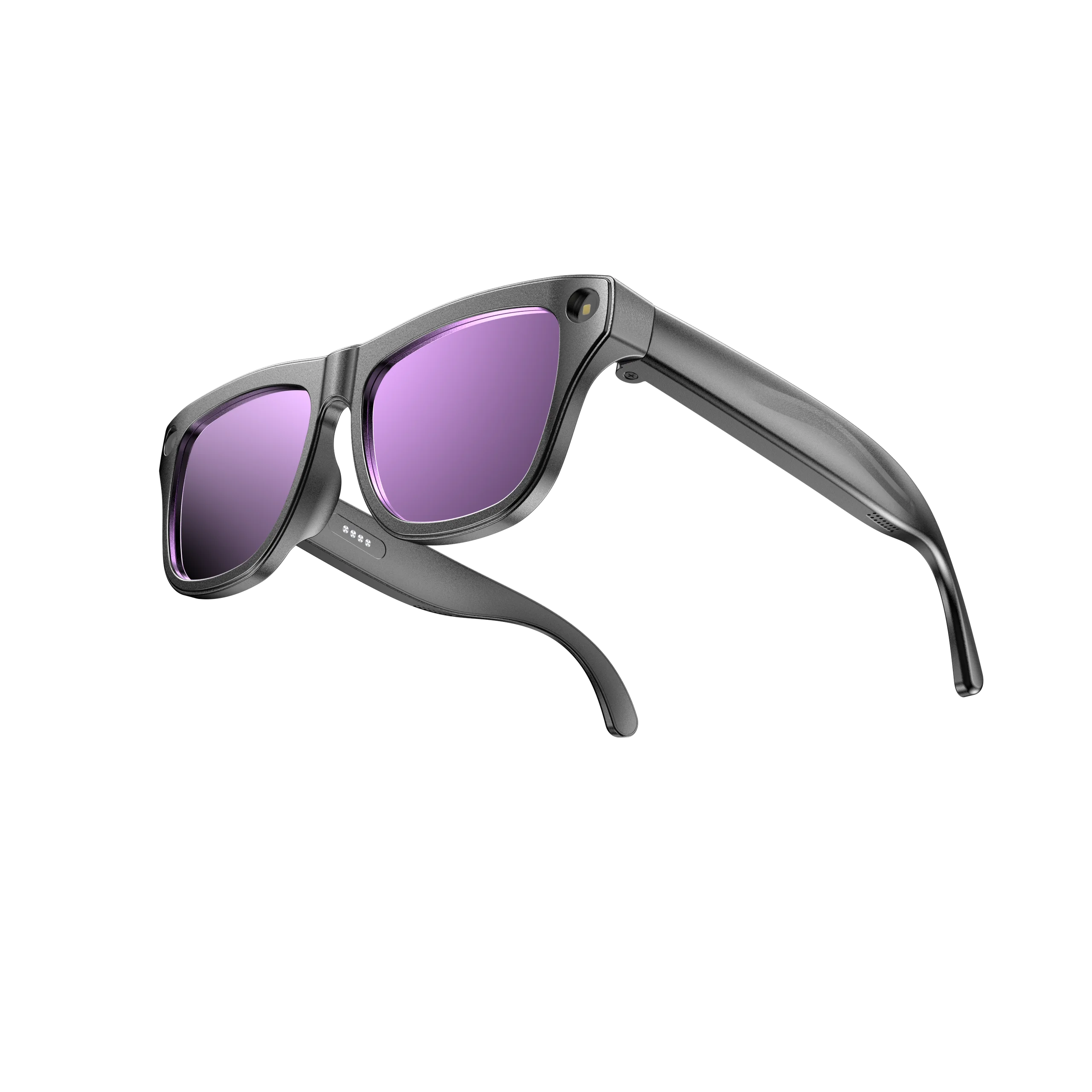 

[3 pairs of Lenses] AI Smart Glasses Bluetooth Translation Music Playback Hands-Free Calls Take photos Record Videos Waterproof