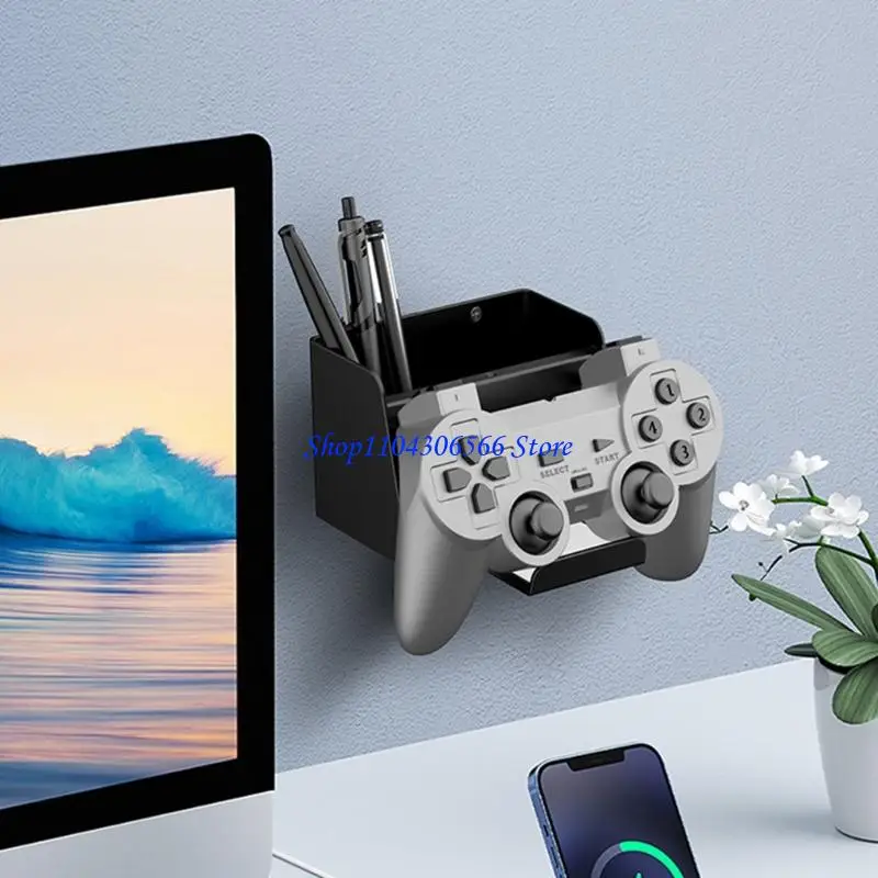 02DD Space Saving Wall Mount Gaming Accessory Stand For Controllers Headsets
