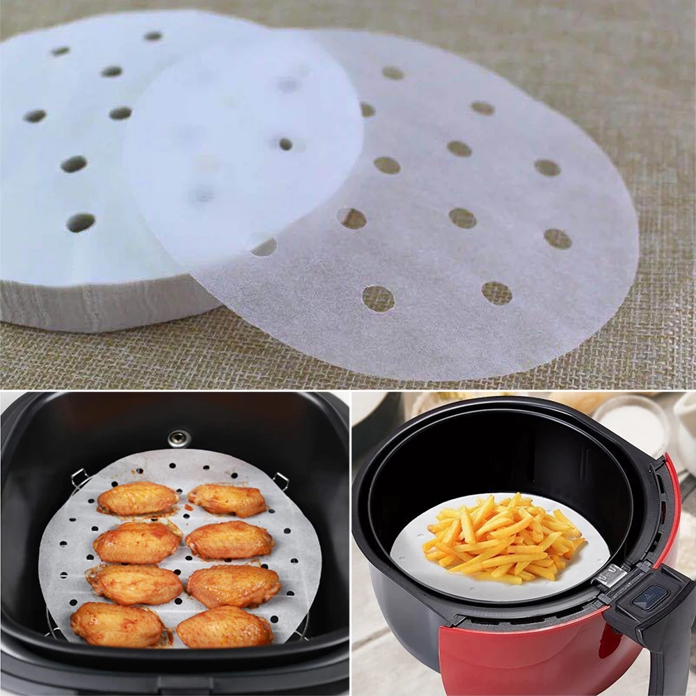 

100pcs White Circle Steamer Paper Food Grade Steamer Silicone Oil Paper Anti Adhesion Jiaozi Steamer Paper Kitchen Accessories