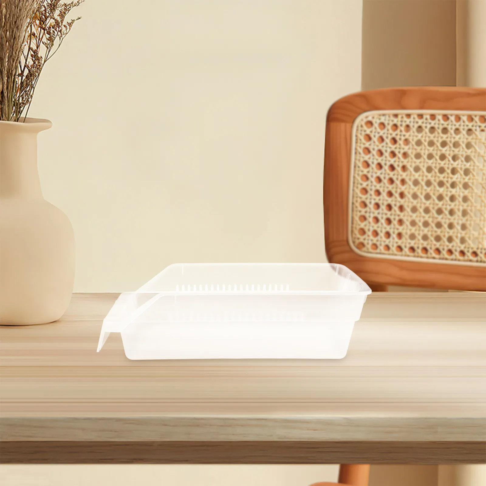 

2Pcs Pill Separator Organizer Space-Saving Plastic Medical Organizer with Open Front Design for Home Pharmacy Medication Storage