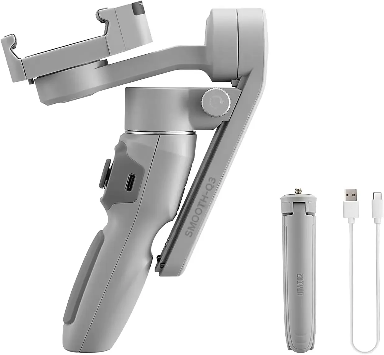 جديد ZHIYUN SMOOTH Q3 3-Axis Phone Gimbal مثبت يدوي مرن مع ضوء ملء للهواتف الذكية iPhone Android Ce
