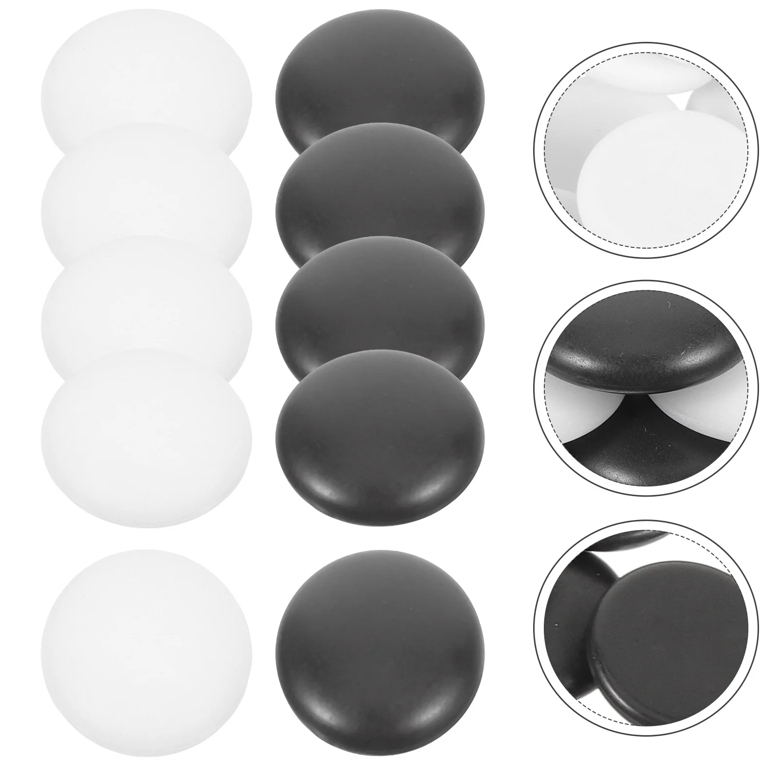 360 قطعة قطع شطرنج صغيرة خرز مسطح أحجار حرفية متينة للوحة المنزل والمدرسة والسفر مجموعة ملحقات الحفلات