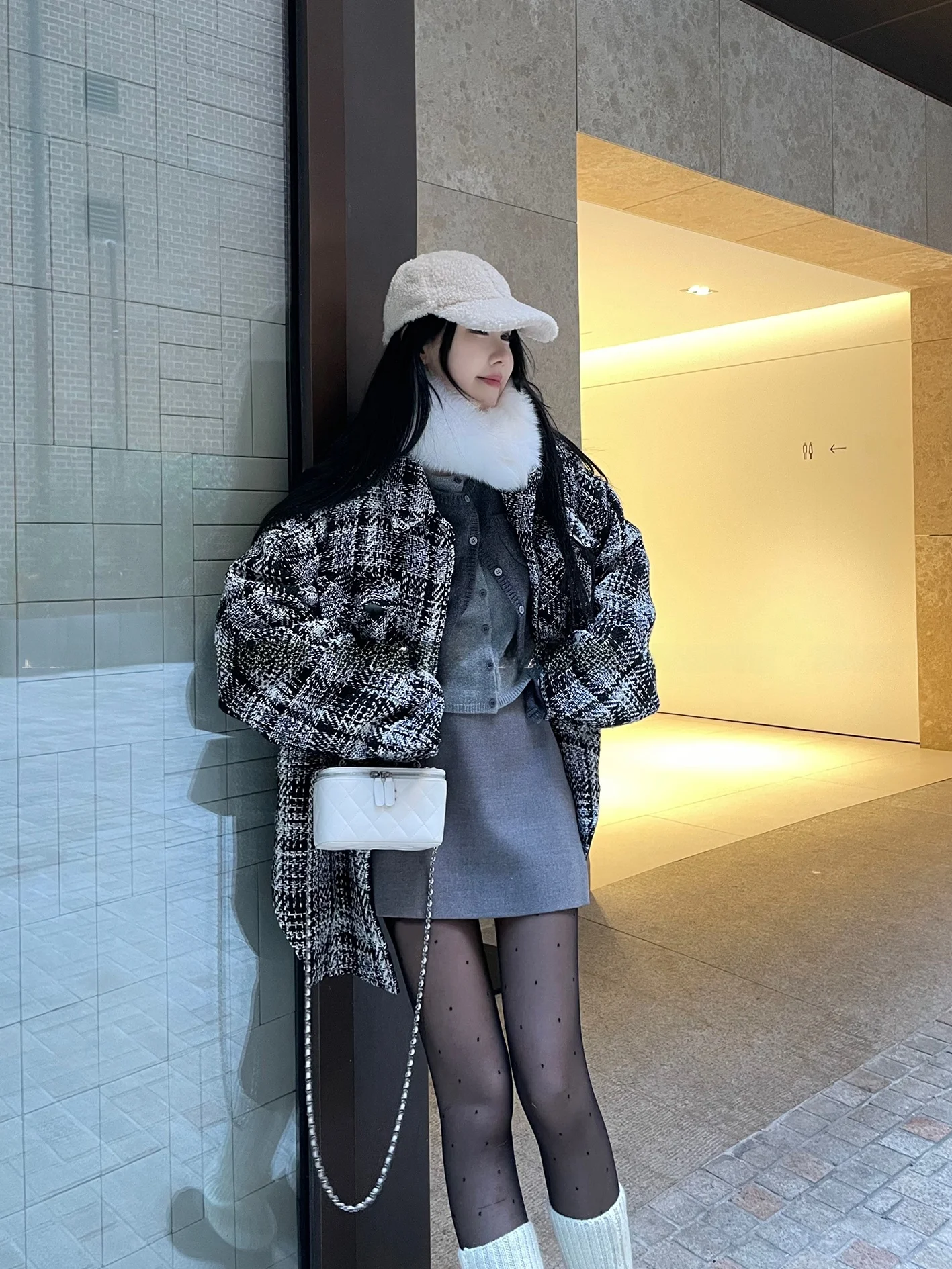 

Maste Philadelphia Holiday Plaid Cotton Jacket 2023 Winter Collection Cozy Flannel Patterned Women's Fashion