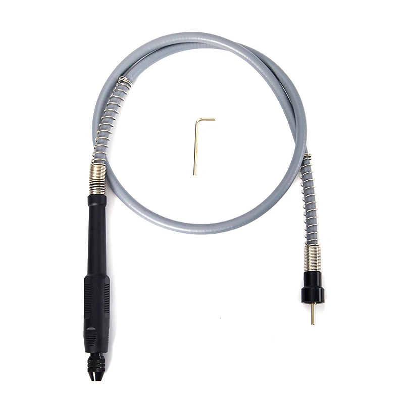 1ชุดจับเครื่องบดเพลาแบบยืดหยุ่น0.3-3.2Mm เจาะ Chuck Soft Flex Shaft สำหรับ Dremel เครื่องมือไฟฟ้าอุปกรณ์เสริม