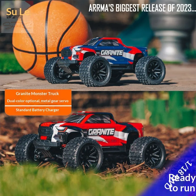 

Arrma 1/18 Granite Grom Small Granite Small Scale 4wd Rc Car Simulation Remote Control Electric Climbing Off-Road Vehicle Model