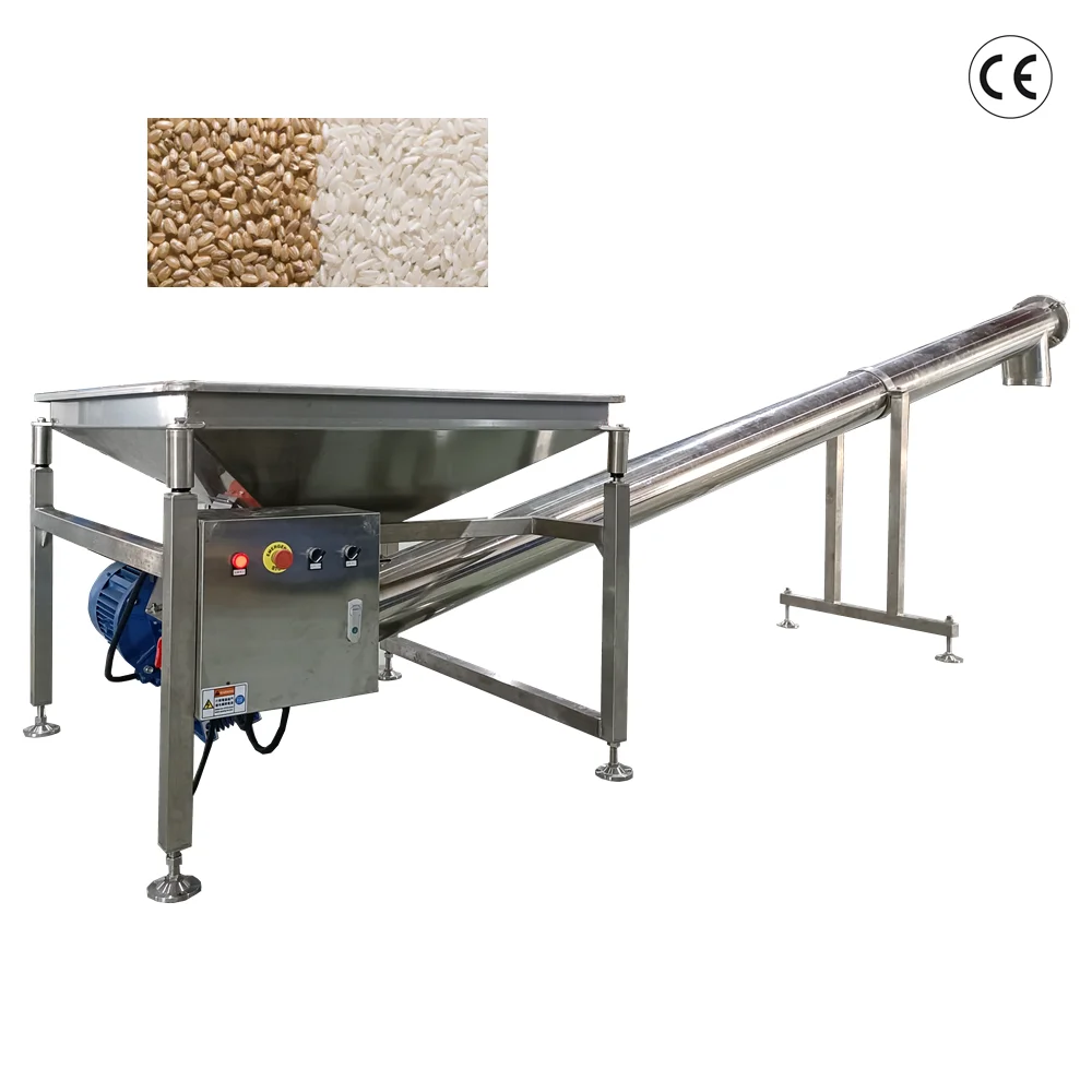 Picture 4: Small Grain Conveyor and Feeder System Rice Stainless Steel Screw Conveyor