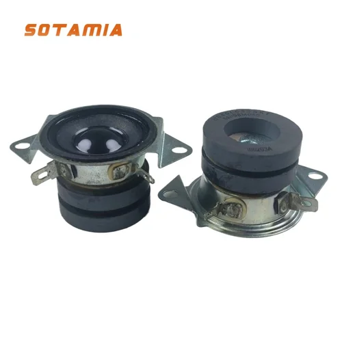 SOTAMIA 2 uds 1,5 pulgadas Mini Tweeter altavoz de Audio 6 Ohm 10W altavoz de agudos en ángulo DIY sonido música cine en casa altavoz HIFI