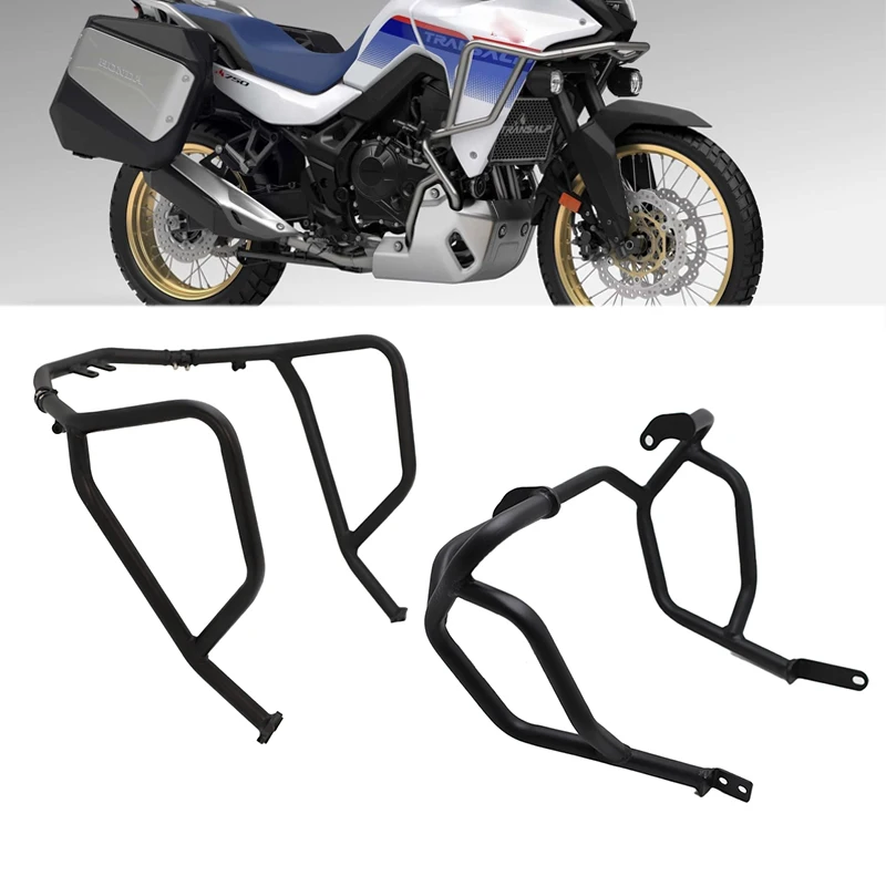 

For HONDA XL750 XL 750 TRANSALP 750 2023 2024 Motorcycle UPPER&LOWER Highway Crash Bars Engine Tank Guard bar Bumper Protector