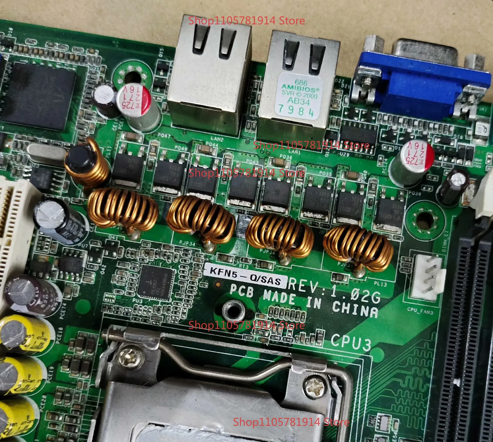 For ASUS KFN5 Q Server Main Board 4 AMD Opteron8000 16 DDR2 ECC Memory, Dual Gigabit Network Interface Card