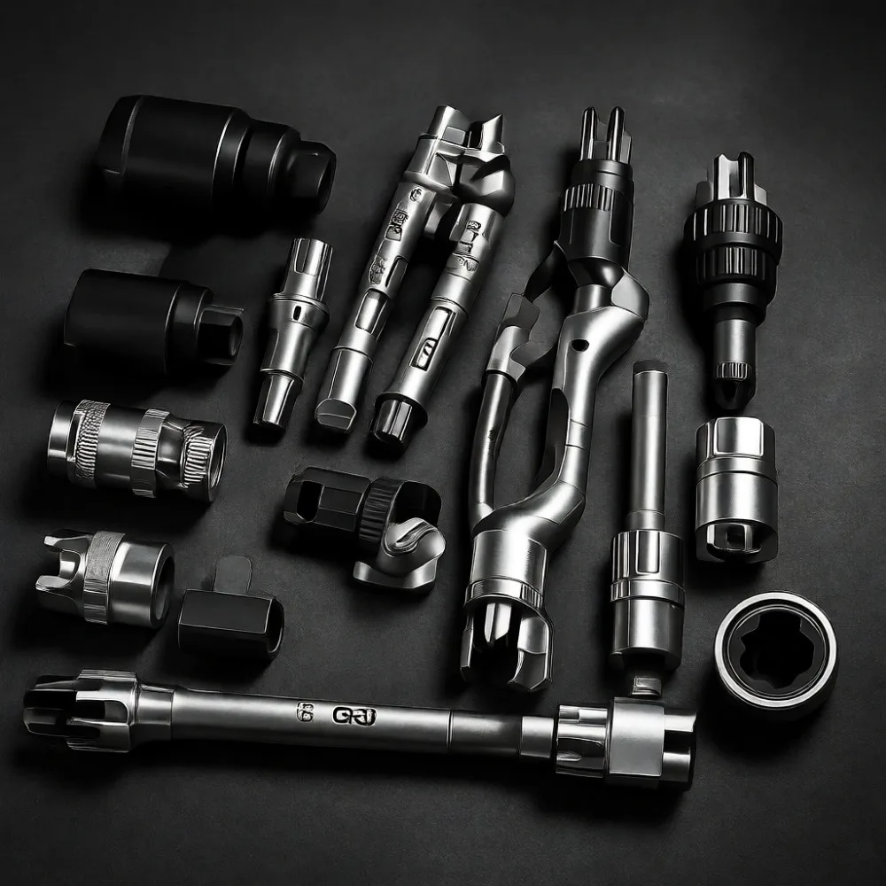 

Набор инструментов для снятия и демонтажа шкивов генератора (13 предметов) для автомобильных шкивов