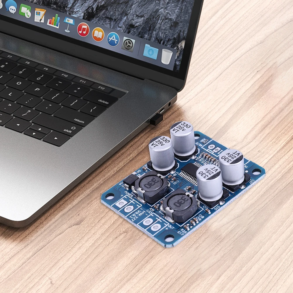 TPA3118 PBTL Mini Power Amplify Circuit Mono Channel Digital Stereo Amplifier Module 1x60W DC8-24V for 4-8 Ohms Speaker