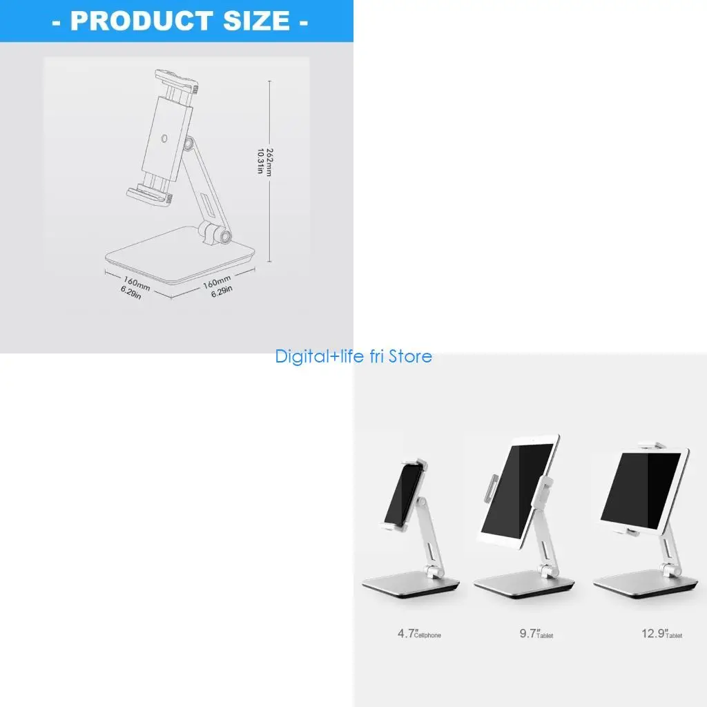 support-universel-pour-tablettes-en-alliage-d'aluminium-e06d-avec-reglage-a-double-axe-ecran-rotatif-pour-appareils-47-a