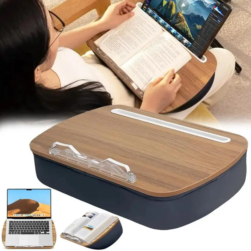 Book Pillow Stand Book Stand Pillow For Reading Foam Beanbag Stand Adjustable Viewing Angle Stand Pillow For Minimize Neck