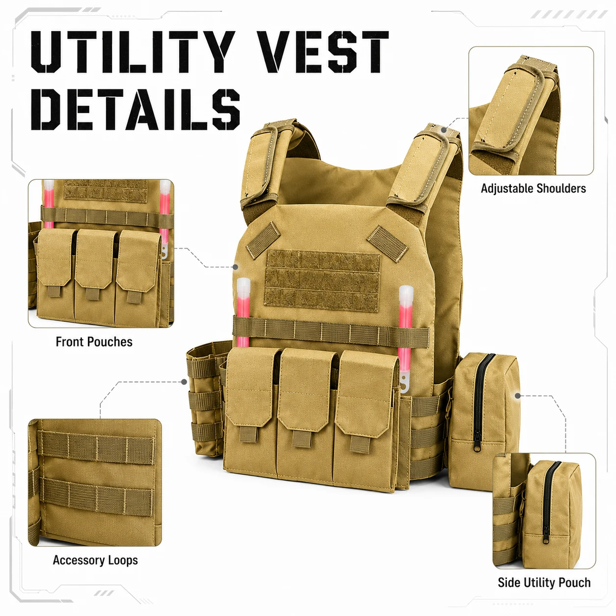 Kids Tactical Vest Helmet Set - Outdoor Hunting Games For Kids review and price