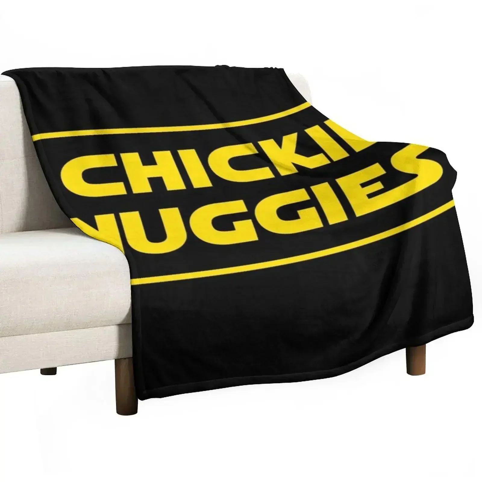 Double Value Sticker Pack - Chickie Nuggies Throw Blanket Soft Plush Plaid Soft Big Flannel Fabric Loose Blankets