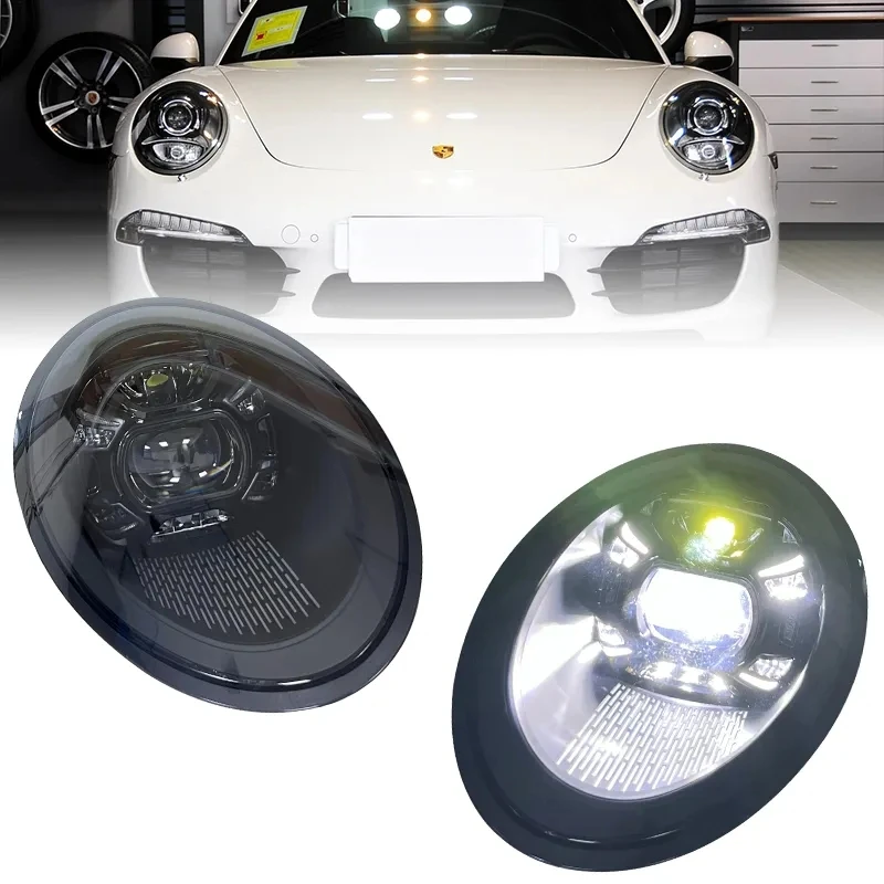 Aggiornamento del gruppo fari LED 992 GT3 RS per Porsche 911 991.1 991.2 2012-2018 Lampada frontale per auto