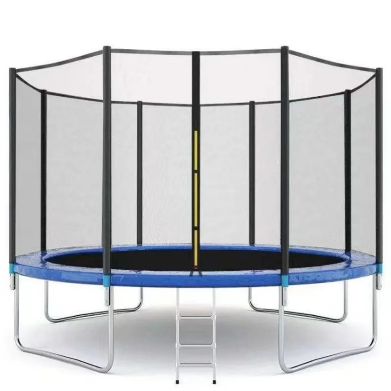 SNBO  Round Outdoor Trampoline for Kids With Enclosure Net