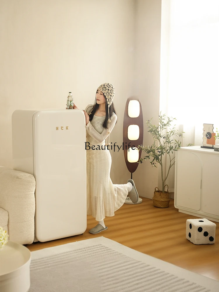 

Retro small refrigerator household small