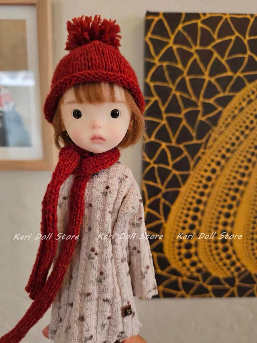 Kari-Puppenkleidung und Röcke 2025, gestrickter langer T-Rock, lange Socken für Landazz Landoudou Doll